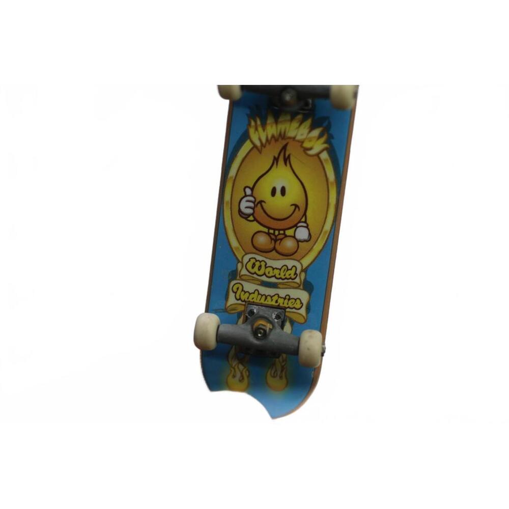 Mini Tech Deck 57mm World Industries Flame Boy Grey Vintage TM Original 🔥